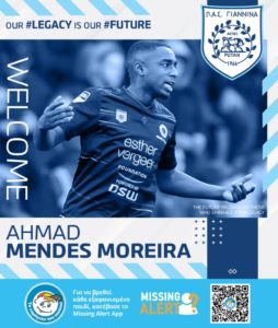 Welcome Ahmad Mendes Moreira